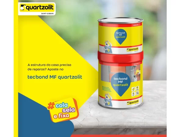 Adesivo Tecbond MF 1kg Quartzolit - Imagem 2