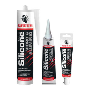 Silicone Acético Vidro e Alumínio Garra 250ml